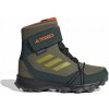 Adidas Trekingové topánky Terrex Snow Cf Rain.Rdy Zelené
