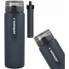 Filtračná fľaša Wessper ActiveMax Clarti Glass 0,68 l strieborná/sivá