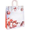 Darčeková papierová taška DOLOMITI, 36 x 12 x 41, vianočný vzor