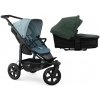 TFK Mono3 2v1 Blue Dual Color Combi carrycot + Seat unit Nafukovacie kolesá Hlboká vanička Olive