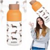 QUOKKA Ice Plastová fľaša DACHSHUND 570 ml