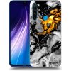 Picasee silikónový prehľadný obal pre Xiaomi Redmi Note 8 - Black Gold 2