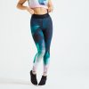 DOMYOS Dámske legíny 500 na fitness s potlačou XL (W35 L31)