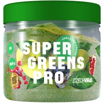 Czech Virus Super Greens Pro Jablko Fresh 330 g