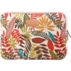 AppleKing taška na zips s farebným florálnym motívom pre iPad do 13