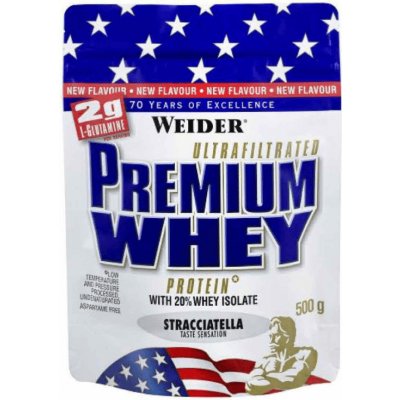 Premium Whey Protein - Weider, príchuť čokoláda nugát, 500g