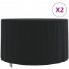 vidaXL Obaly na záhradný nábytok 2 ks Ø 128x71cm, 420D oxfordská látka