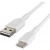 Belkin CAB001bt1MWH USB-A to USB-C, 1m, bílý