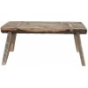 Clayre & Eef Hnedý antik drevený stolík na kvety - 44*18*20 cm - Clayre & Eef