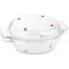Okrúhly pekáč s poklopom GrandCHEF 32 cm, sklenený