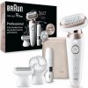 Braun Silk-épil 9 Flex 9-360 3D 40 pinzeta/pinzety Růže, Bílá BRASE93603D