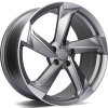 CARBONADO TWIST hliníkové disky 8x18 5x112 ET35 MAFP - Matt Anthracite Front Polished