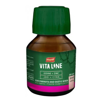 VITAPOL Vitaline ZINOK a JÓD E 50 ml