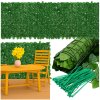 Gardlov 25343 Balkónová zástěna s tmavě zelenými listy 300 × 100 cm
