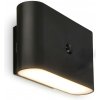 Briloner LED akumulátorové nástenné svetlo Chat, čierne, 16 cm, plast, senzor - 3878015