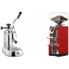 La Pavoni Stradivari Lusso + Eureka Mignon Libra, CR ferrari red