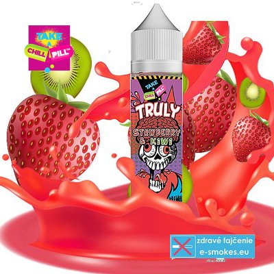 Chill Pill Shake & Vape Truly Strawberry and Kiwi 12ml