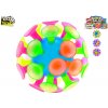 Toys&Trends loptička 10 cm s prísavkami - mix farieb (modrá, ružová, zelená, fialová)
