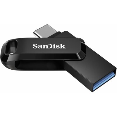 SanDisk Ultra Dual Drive Go/128GB/150MBps/USB 3.1/USB-A + USB-C/Černá SDDDC3-128G-G46