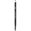 MUA Makeup Academy Brow Define dlhotrvajúca ceruzka na obočie s kefkou Black 1,2 g