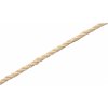 LUX Sisalové lano krútené prírodné pr. 6 mm - metráž