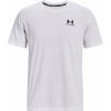 Under Armour tričko UA Logo EMB Heavyweight SS biele