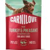 Carnilove Dog Pouch Paté Turkey & Pheasant with Raspberry Leaves 300 g