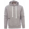 PAYPER ATLANTA+ MELANGE 000019-P093 / Pánska mikina s kapucňou - šedá 4XL