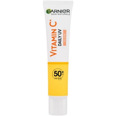 Garnier Skin Naturals Vitamín C Daily UV Glow SPF50+ Fluid - Rozjasňujúci denný pleťový fluid s vysokou UV ochranou a minerálnymi pigmentmi 40 ml