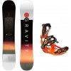 Gravity Bandit 24/25 snowboard + Raven RAGE Fastec FT360 orange viazanie + zľava 16 € na príslušenstvo - 157 cm + L (EU 41-44)