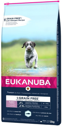 Eukanuba Grain Free Large Puppy šteňatá veľkých plemien 12 kg