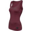 SENSOR MERINO AIR dámské triko bez rukávu port red - S