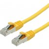 S/FTP (PiMF) Patchkábel LSOH 5m cat.6, žltý, Cu