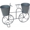 Dekorácia MagicHome Mecco, Stojan na 2 kvetináče, bicykel, 50x15x37 cm