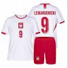 Futbalový dres Lewandowski Poľsko súprava tričko šortky veľ. M EURO 2024