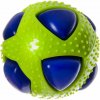Lopta z TPR gumy, zeleno-modrý, veľmi odolná pískacia hračka