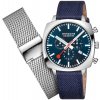 Mondaine Squar Chrono MSL.41440.LD.SET + 5 rokov záruka a darček ZADARMO