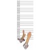 Vodný kúpeľňový radiátor Granitan 494 W 50 x 120 mm biely