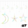Vianočné osvetlenie ISO 11328 hviezdy, mesiac 138 LED multicolor (18543)
