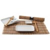 Japonský sushi set pre dvoch - hnedý