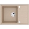 Alveus Meryll 40 Granitový drez na pracovnú dosku, beige 1144966