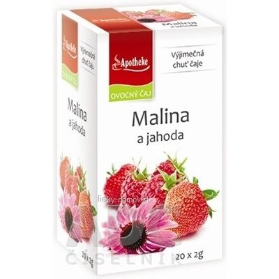 APOTHEKE PREMIER SELECTION ČAJ MALINA A JAHODA 20x2 g (40 g)
