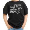 Fajntričko Kids Detské tričko - Budem veľká ségra, Farba čierna, Strih/ Variant Detský