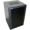 XtendLan 32U/600x800 stojanový, čierny, sklenené dvere, plný chrbát (ECO-32U-68-Blac)