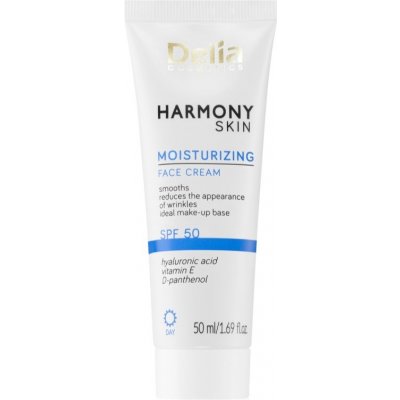 Delia Cosmetics Harmony Skin hydratačný pleťový krém SPF 50 50 ml
