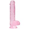 RealRock Crystal Clear 15cm Pink