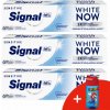 Signal White Now zubná pasta Sensitive 3x75ml + darčeková fľaša Signal