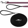 Trixie FUSION stopovacie vodítko opasok 15 m/17 mm, čierno-ružový - DOPREDAJ