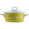 Kastról smalt + pokr. 24cm/4,5L DAISY Belis