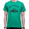 Fajntričko Cyklo Turistické tričko - Dnes mi to šlape, Farba zelená, Strih/ Variant Pánsky/UNISEX